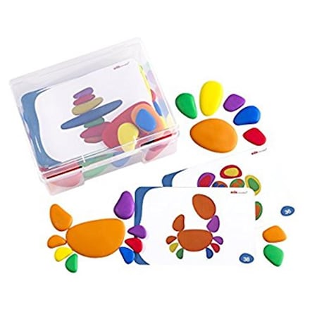 Learning Advantage Rainbow Pebbles - Plastic CTU13208